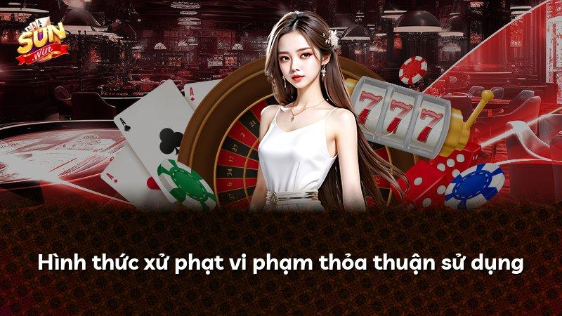 Hình thức xử phạt vi phạm thỏa thuận sử dụng