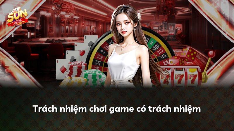 Trách nhiệm chơi game có trách nhiệm